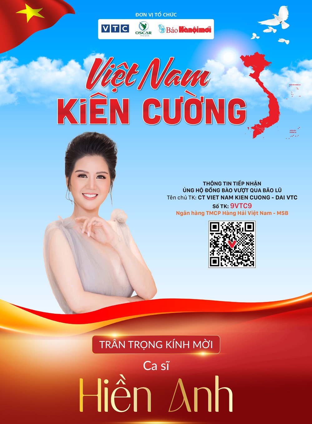  Chương trình nghệ thuật “Việt Nam kiên cường” ủng hộ đồng bào vùng bão, lũ - ảnh 3