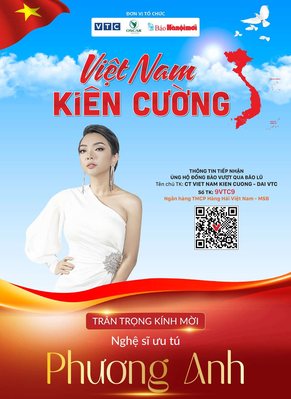  Chương trình nghệ thuật “Việt Nam kiên cường” ủng hộ đồng bào vùng bão, lũ - ảnh 4