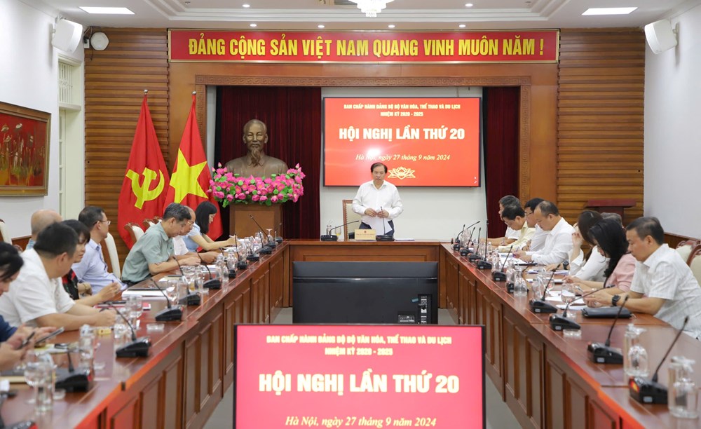 Hội nghị lần thứ 20 Ban chấp hành Đảng bộ Bộ VHTTDL - ảnh 2