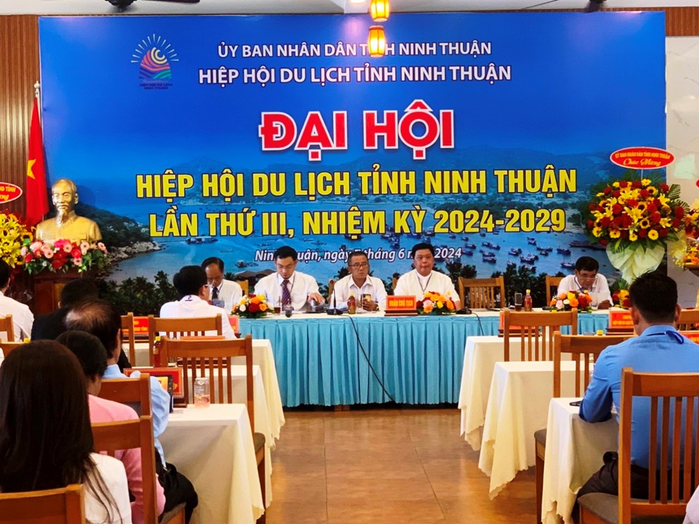 Đại hội Hiệp hội Du lịch tỉnh Ninh Thuận lần thứ III, nhiệm kỳ 2024-2029 - ảnh 1