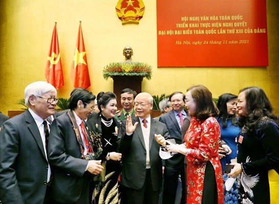 Tổng Bí thư Nguyễn Phú Trọng đã “truyền lửa” cho văn hóa nước nhà - ảnh 1