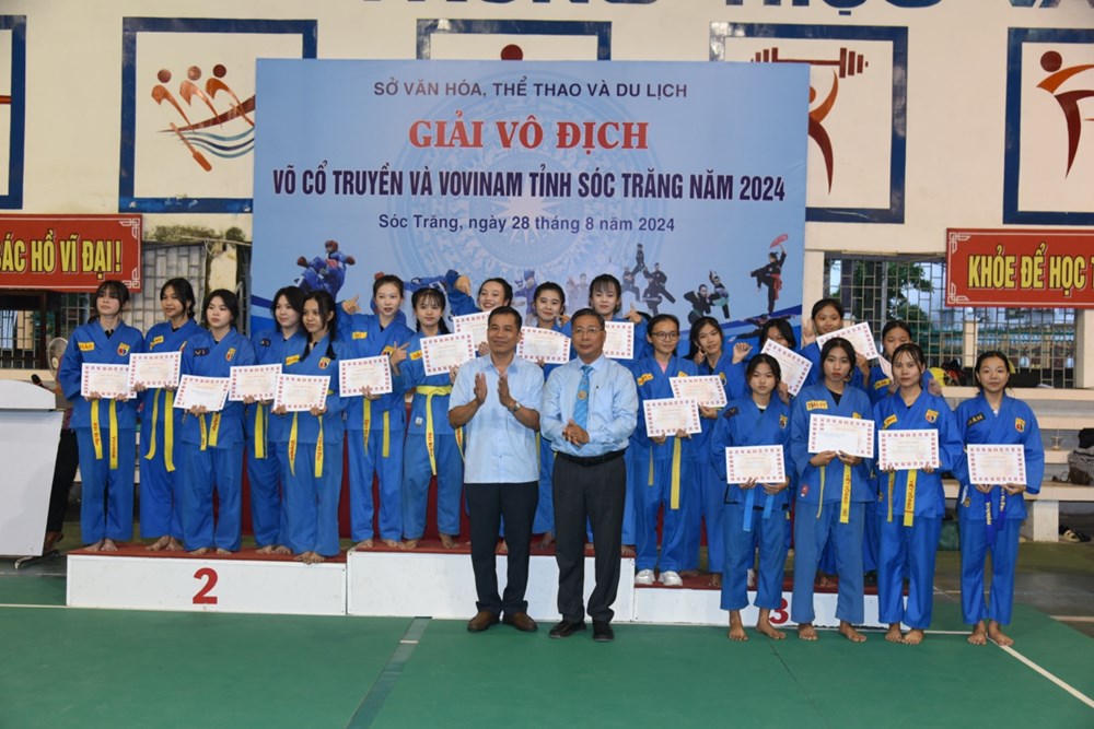 Trao 256 giải thưởng tại giải Vô địch Võ cổ truyền và Vovinam  năm 2024 - ảnh 2