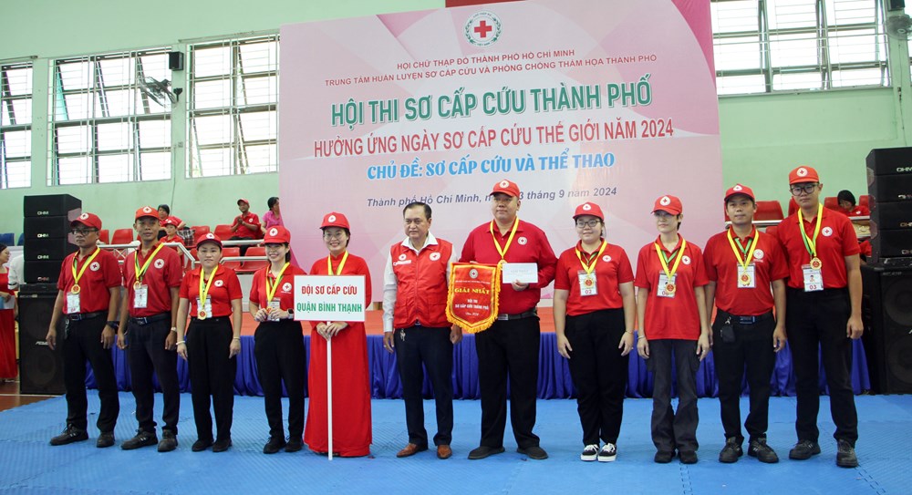 TP.HCM kỷ niệm Ngày Sơ cấp cứu thế giới 2024  - ảnh 4