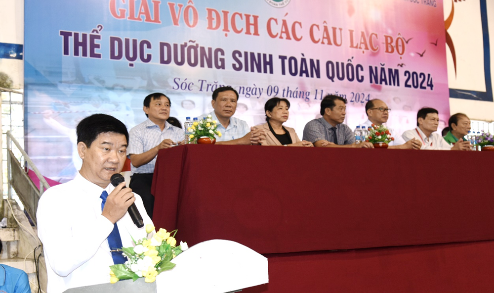 Khai mạc Giải Vô địch CLB Thể dục dưỡng sinh toàn quốc năm 2024 - ảnh 1