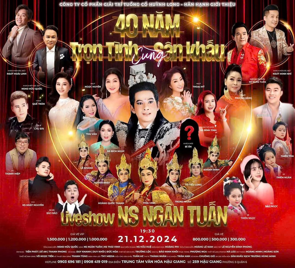 Nghệ sĩ Ngân Tuấn tổ chức live show “40 năm trọn tình cùng sân khấu” - ảnh 1