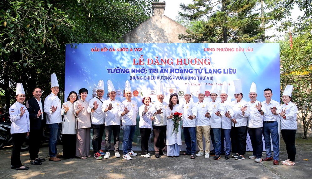Gần 200 đầu bếp cả nước về dâng hương tưởng nhớ Hoàng tử Lang Liêu - ảnh 4