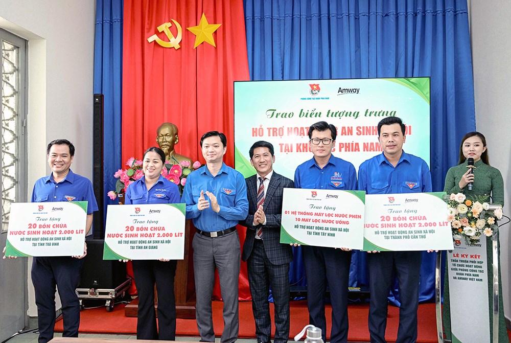 Amway Việt Nam hợp tác cùng Trung ương Đoàn Thanh niên Cộng sản Hồ Chí Minh thực hiện các hoạt động cộng đồng - ảnh 4