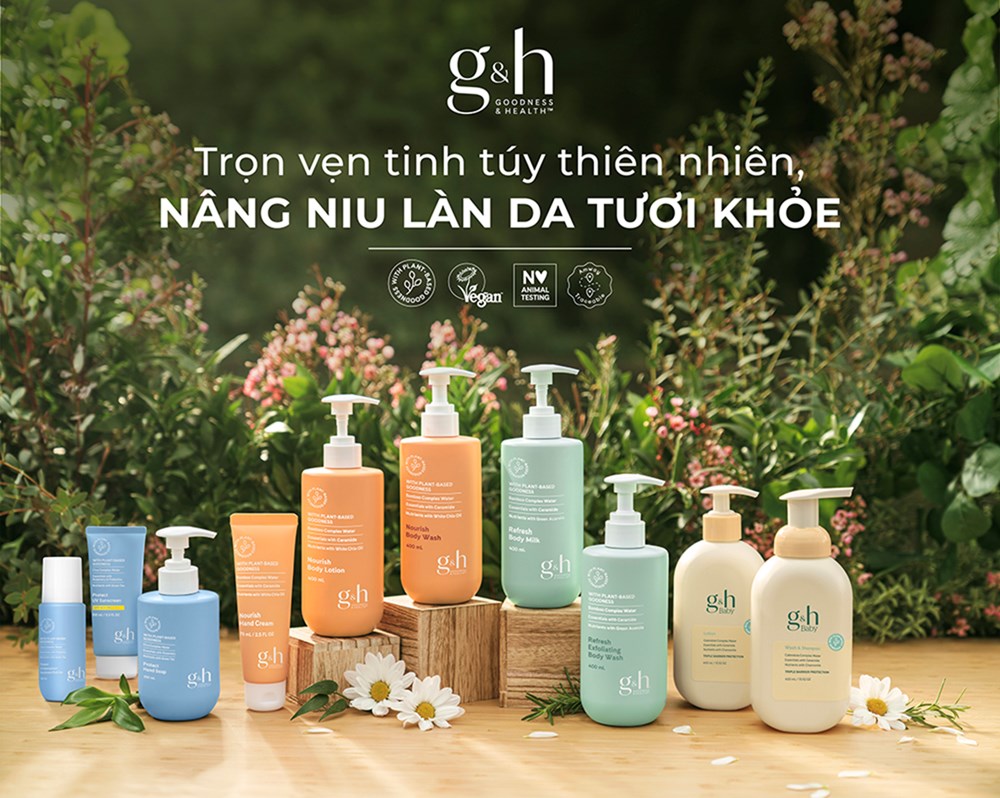 Amway Việt Nam ra mắt dòng sản phẩm chăm sóc cơ thể G&H mới - ảnh 1