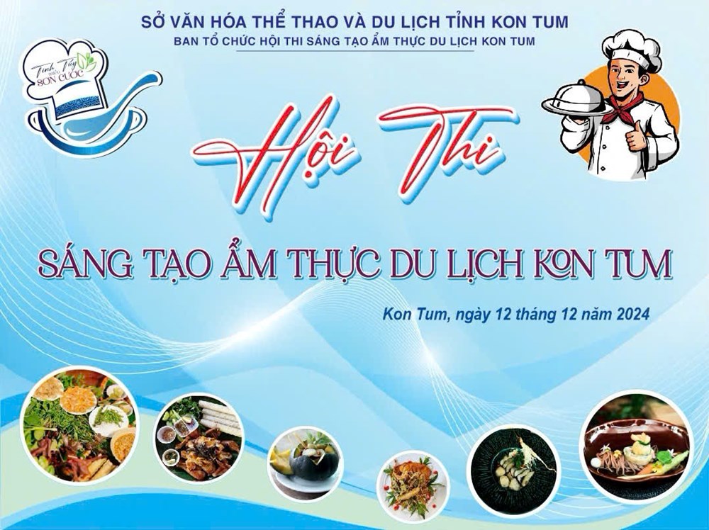 Sắp diễn ra Hội thi sáng tạo ẩm thực du lịch tỉnh Kon Tum - ảnh 1