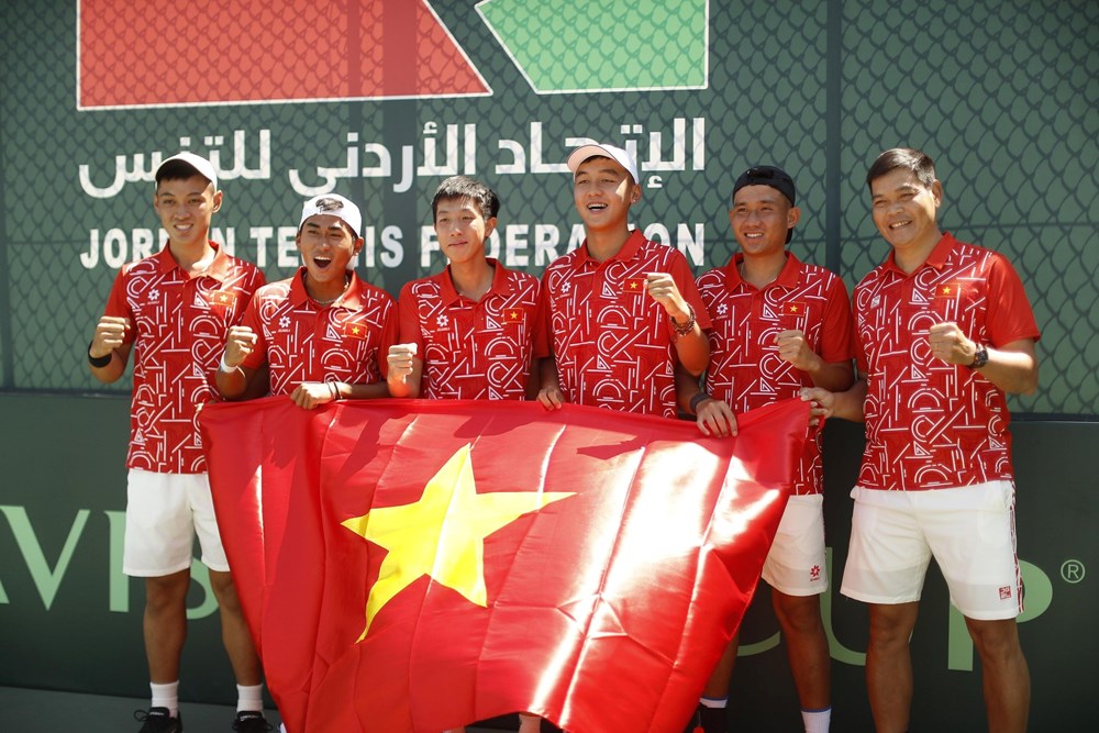 Đội tuyển quần vợt Việt Nam thắng trận thứ hai tại Davis Cup nhóm III - ảnh 2