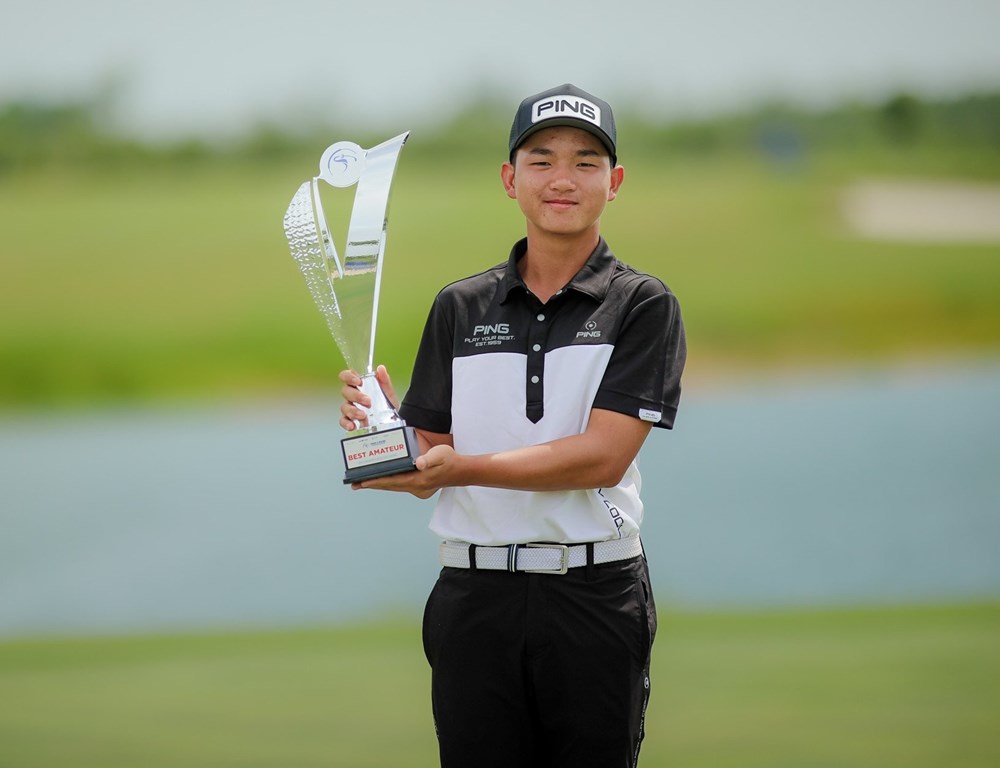 Golfer Nguyễn Anh Minh giành giải thưởng đặc biệt tại Nam A Bank Vietnam Masters 2024 - ảnh 1