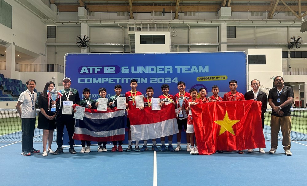 Đội tuyển quần vợt trẻ Việt Nam thi đấu thành công tại giải Đông Nam Á - ảnh 1