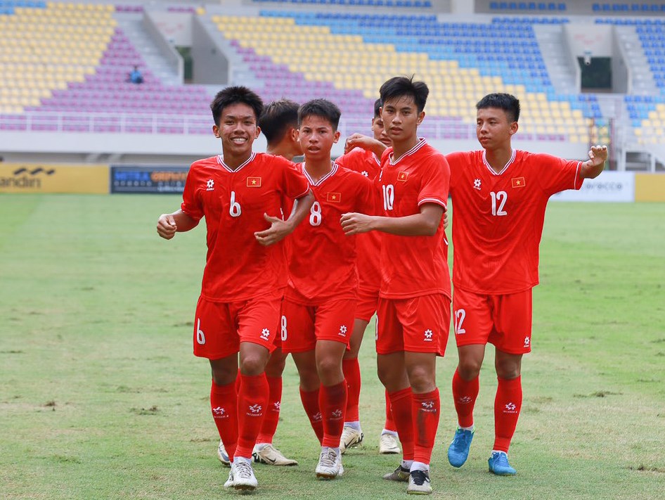 U16 Việt Nam vào bán kết giải U16 Đông Nam Á 2024 - ảnh 2