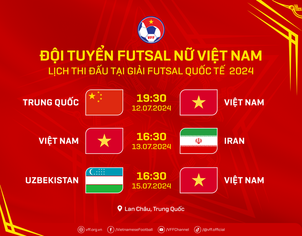 Tuyển Futsal nữ Việt Nam dự quốc tế ở Trung Quốc, chuẩn bị cho vòng loại World Cup 2025 - ảnh 3