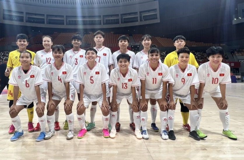 Tuyển Futsal nữ Việt Nam thắng thuyết phục Trung Quốc tại giải quốc tế - ảnh 1