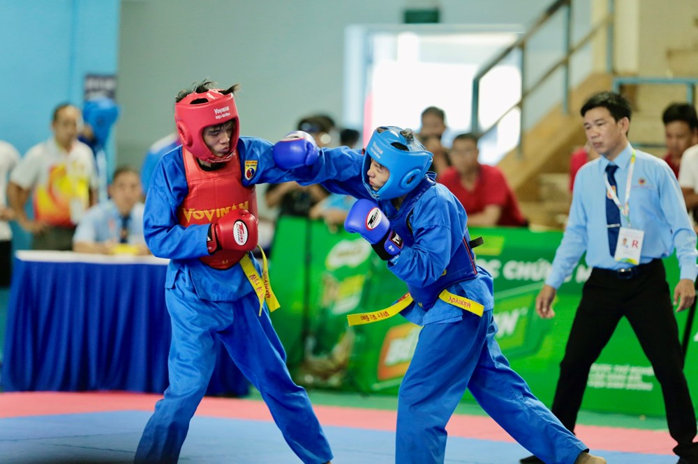 Vovinam TP.HCM giành ngôi đầu toàn đoàn Hội khoẻ Phù Đổng toàn quốc 2024 - ảnh 1