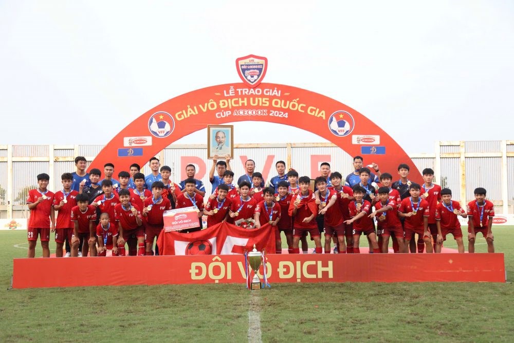 PVF vô địch Giải bóng đá U15 quốc gia 2024 - ảnh 2