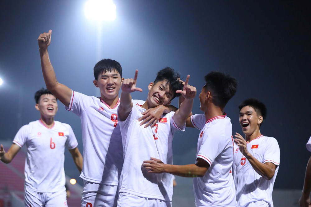 U20 Việt Nam thắng đậm trận ra quân vòng loại giải U20 châu Á 2025 - ảnh 2