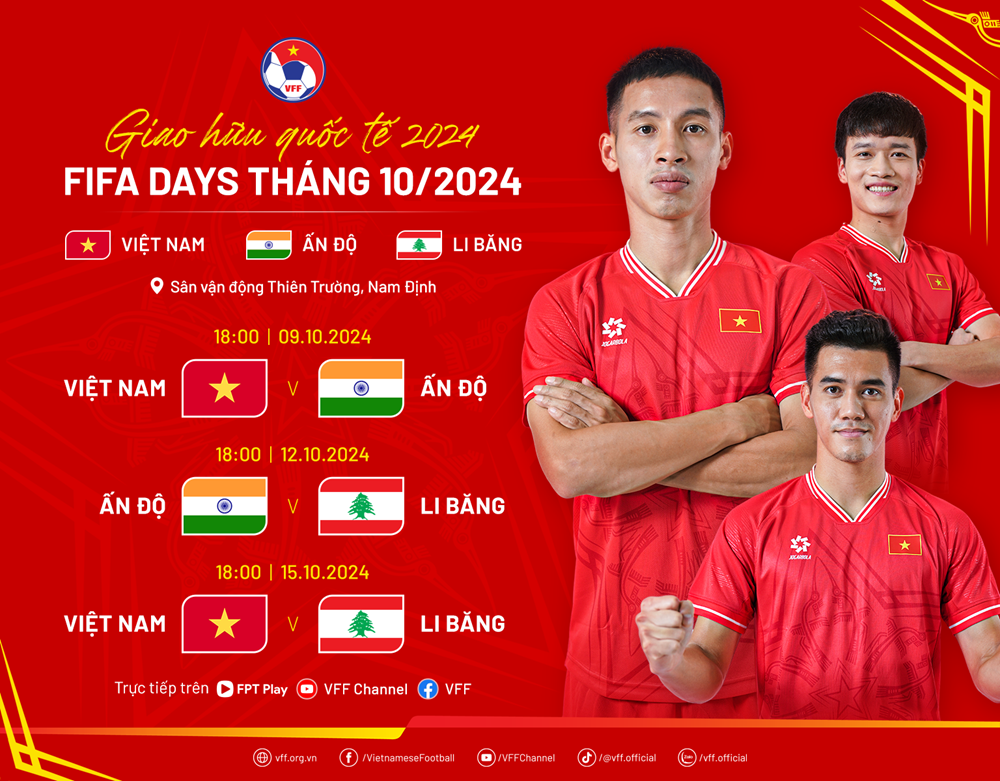 Đội tuyển Việt Nam tập trung 27 cầu thủ trong dịp FIFA Days tháng 10.2024 - ảnh 3