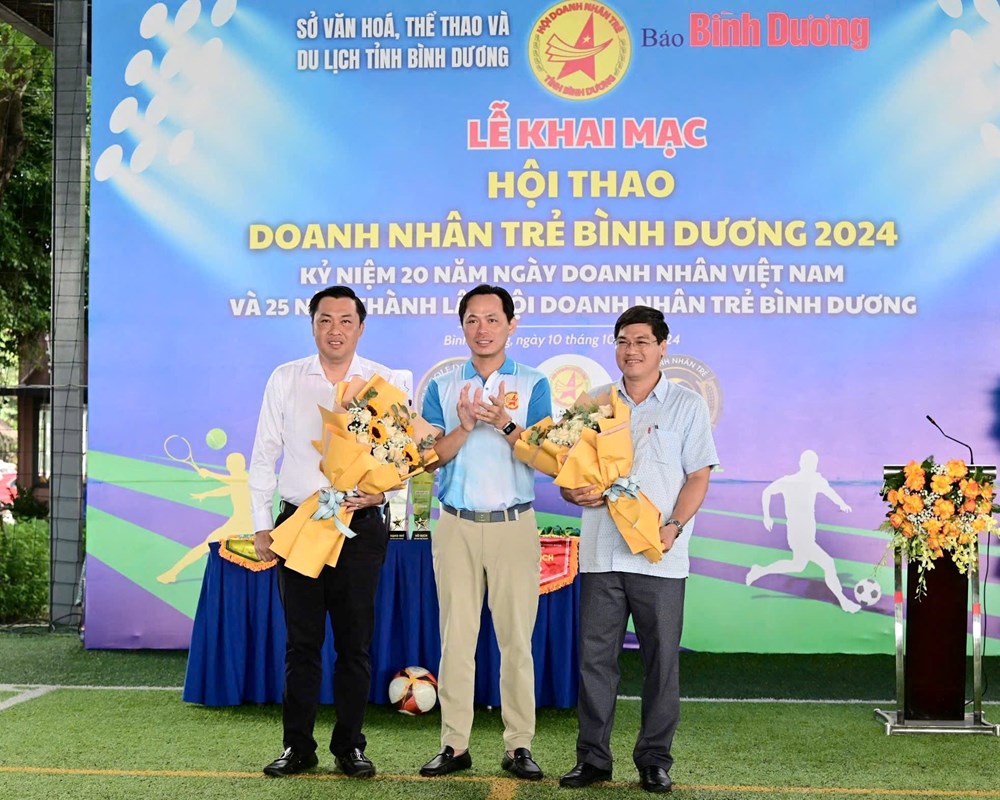 Sôi động Hội thao Doanh nhân trẻ tỉnh Bình Dương 2024 - ảnh 2