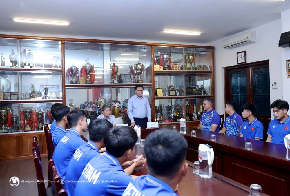 U17 Việt Nam quyết tâm hoàn thành nhiệm vụ tại Vòng loại U17 châu Á 2025 - ảnh 1