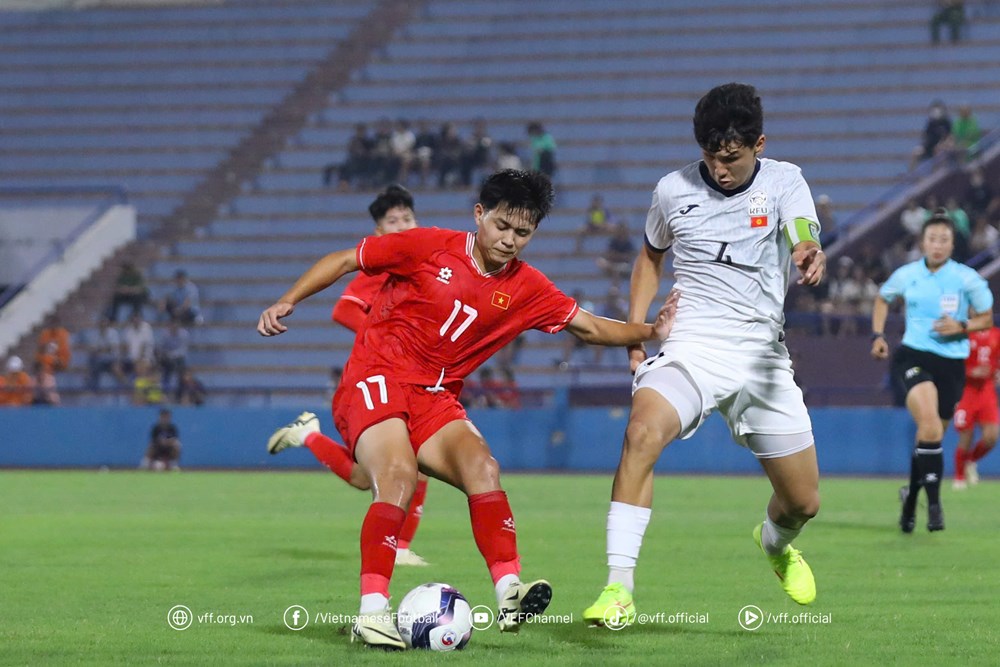 Phung phí cơ hội, U17 Việt Nam bị U17 Kyrgyzstan chia điểm - ảnh 1