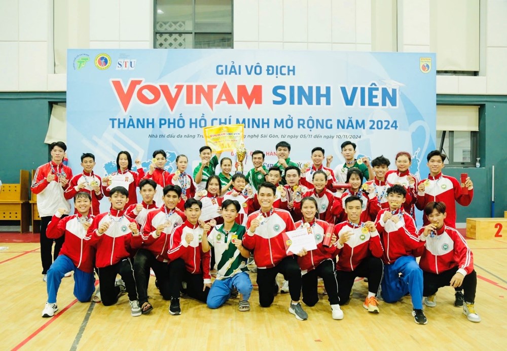 Trường Đại học TDTT TP.HCM nhất toàn đoàn Giải Vovinam sinh viên TP.HCM mở rộng 2024 - ảnh 2