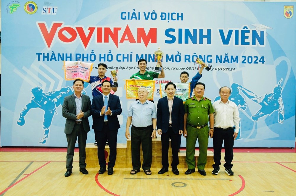 Trường Đại học TDTT TP.HCM nhất toàn đoàn Giải Vovinam sinh viên TP.HCM mở rộng 2024 - ảnh 1