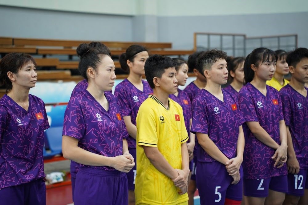 Tuyển Futsal nữ Việt Nam chuẩn bị thi đấu giải Đông Nam Á  - ảnh 2