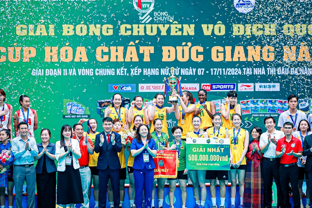 VTV Bình Điền Long An giành “ngôi hậu” Giải bóng chuyền VĐQG 2024 - ảnh 1