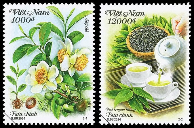 Phát hành bộ tem “Cây chè,” quảng bá văn hóa trà của người Việt Nam - ảnh 1