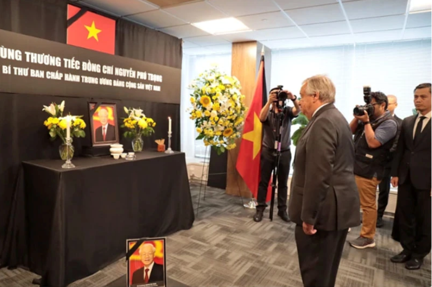 Quốc tế bày tỏ sự kính trọng và thương tiếc Tổng Bí thư Nguyễn Phú Trọng - ảnh 1
