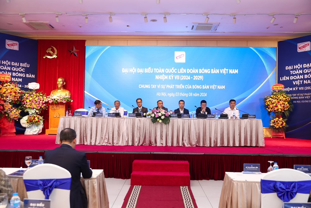 Ông Nguyễn Xuân Vũ tái đắc cử Chủ tịch Liên đoàn Bóng bàn Việt Nam  - ảnh 1