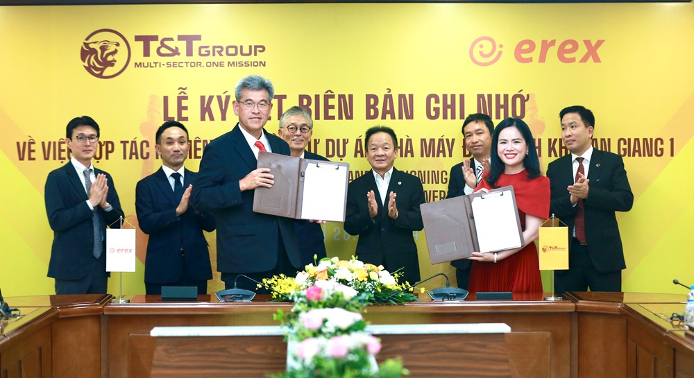 T&T Group và Tập đoàn Erex hợp tác phát triển nhà máy điện sinh khối tại An Giang - ảnh 1