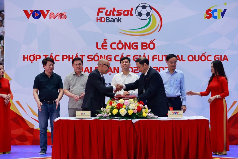 Giải Futsal VĐQG 2024 khởi tranh giai đoạn hai và công bố hợp tác phát sóng - ảnh 1