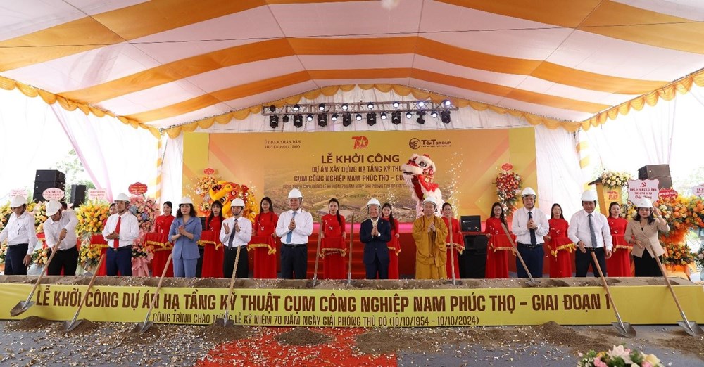 T&T Group khởi công Cụm công nghiệp lớn nhất Hà Nội - ảnh 1