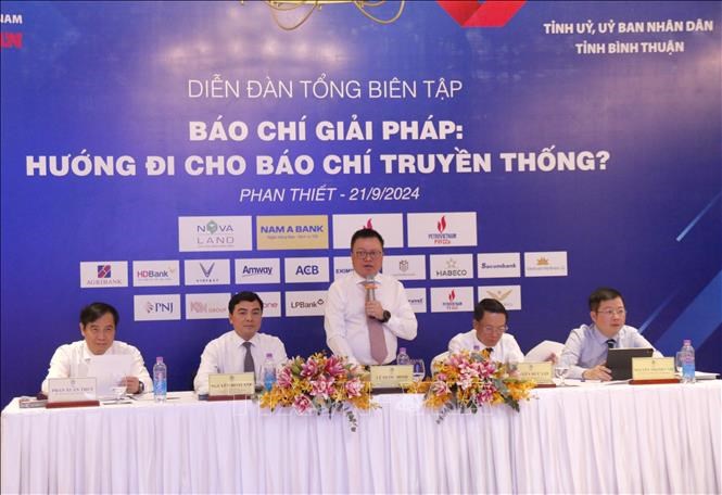 Diễn đàn Tổng Biên tập 2024: Khẳng định sự phát triển tất yếu của báo chí giải pháp - ảnh 1