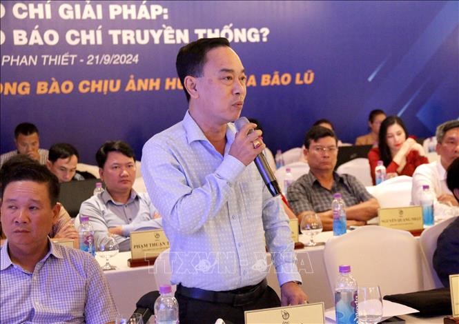 Diễn đàn Tổng Biên tập 2024: Khẳng định sự phát triển tất yếu của báo chí giải pháp - ảnh 9