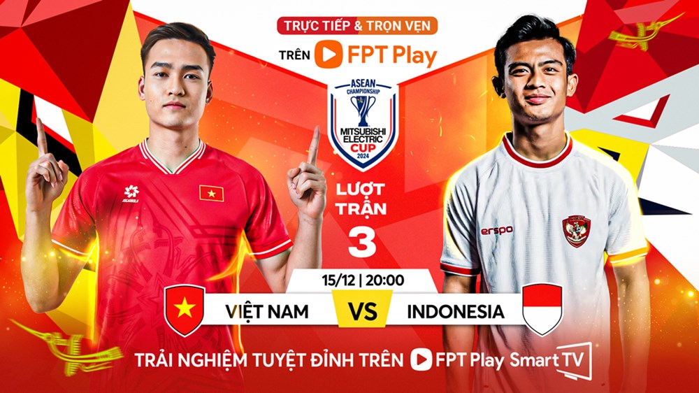 Link xem trực tiếp trận đấu Việt Nam vs Indonesia, ASEAN Cup 2024 - ảnh 1