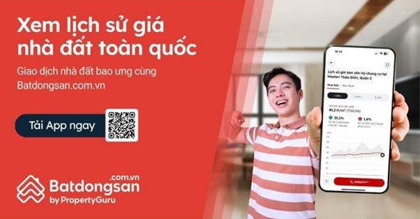 Chủ động tìm nhà với ứng dụng tích hợp lịch sử giá và tin xác thực