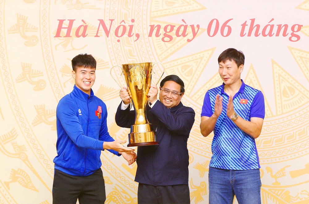 Thủ tướng gặp mặt, khen thưởng đội tuyển Việt Nam vô địch ASEAN Cup 2024 - ảnh 3