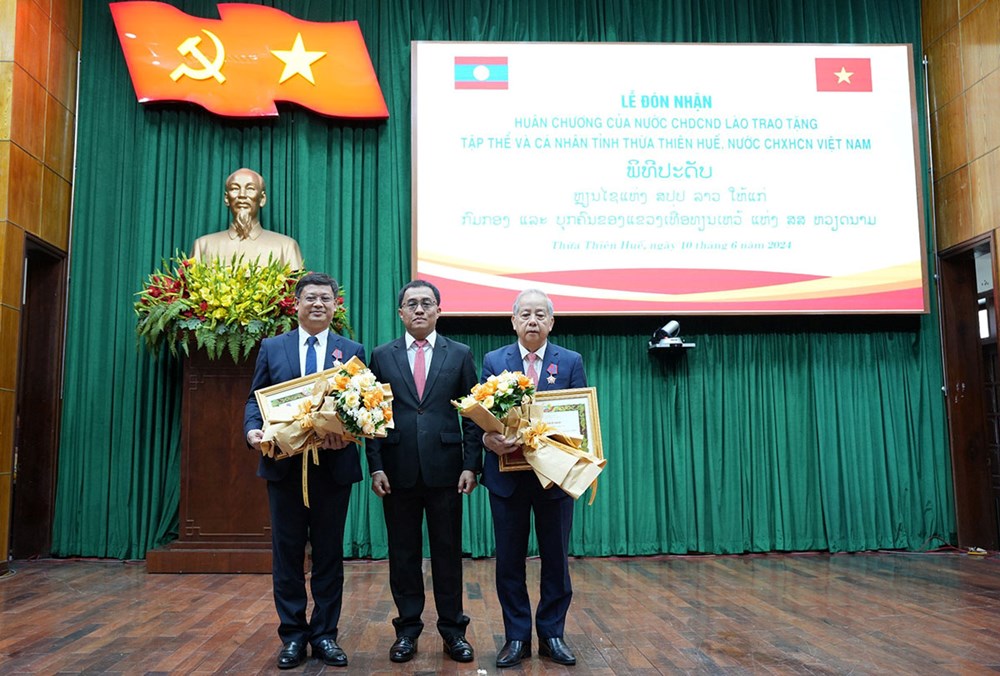 Thừa Thiên Huế đón nhận Huân chương Lao động hạng I của CHDCND Lào - ảnh 3
