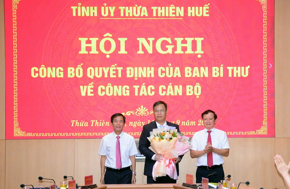 Ông Phạm Đức Tiến giữ chức Phó Bí thư Tỉnh ủy Thừa Thiên Huế - ảnh 2