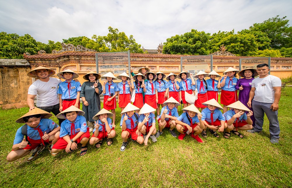 Nhiều hoạt động về giáo dục di sản tại di tích điện Phụng Tiên, Đại Nội Huế - ảnh 1