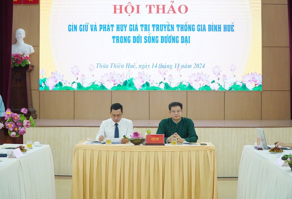 Giữ gìn và phát huy giá trị truyền thống gia đình Huế trong đời sống đương đại - ảnh 3