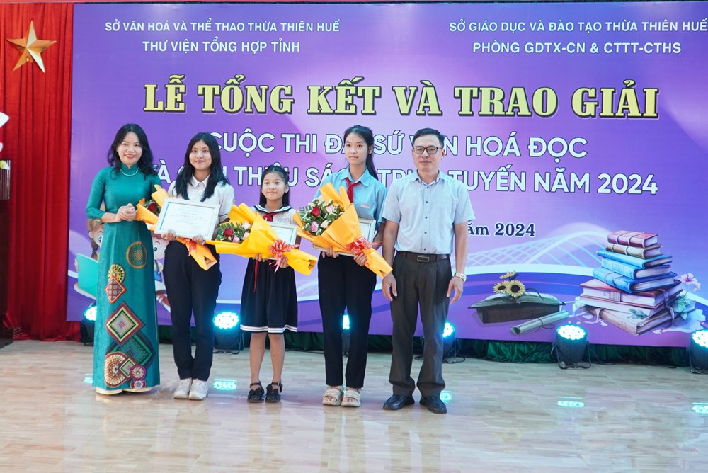 Trao giải cuộc thi Đại sứ Văn hóa đọc tại Thừa Thiên Huế - ảnh 2