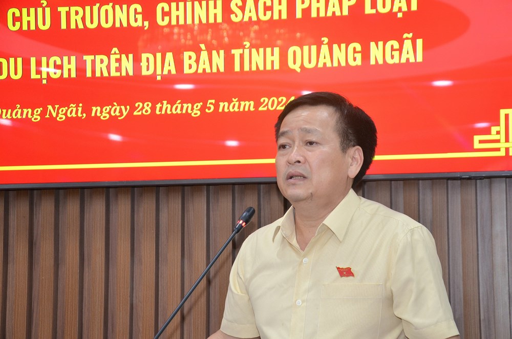 Tổ đại biểu HĐND tỉnh đơn vị TP Quảng Ngãi tiếp xúc cử tri chuyên đề du lịch - ảnh 5