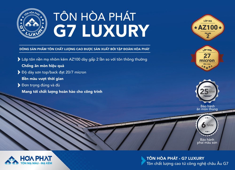 Hòa Phát ra mắt dòng tôn cao cấp, chất lượng ưu việt G7 – Luxury - ảnh 1