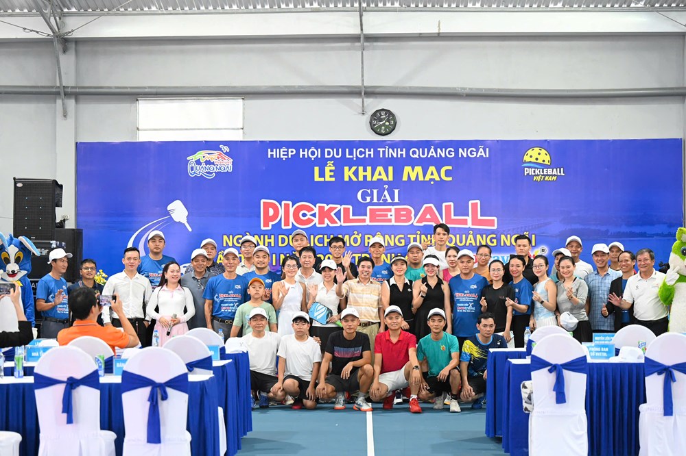 Khai mạc Giải Pickleball ngành Du lịch mở rộng lần thứ I - ảnh 1