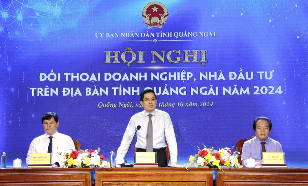 Quảng Ngãi đối thoại doanh nghiệp, nhà đầu tư  - ảnh 1